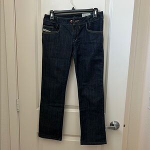 Diesel Women's Blue Straight Leg Jeans (W25 L32)